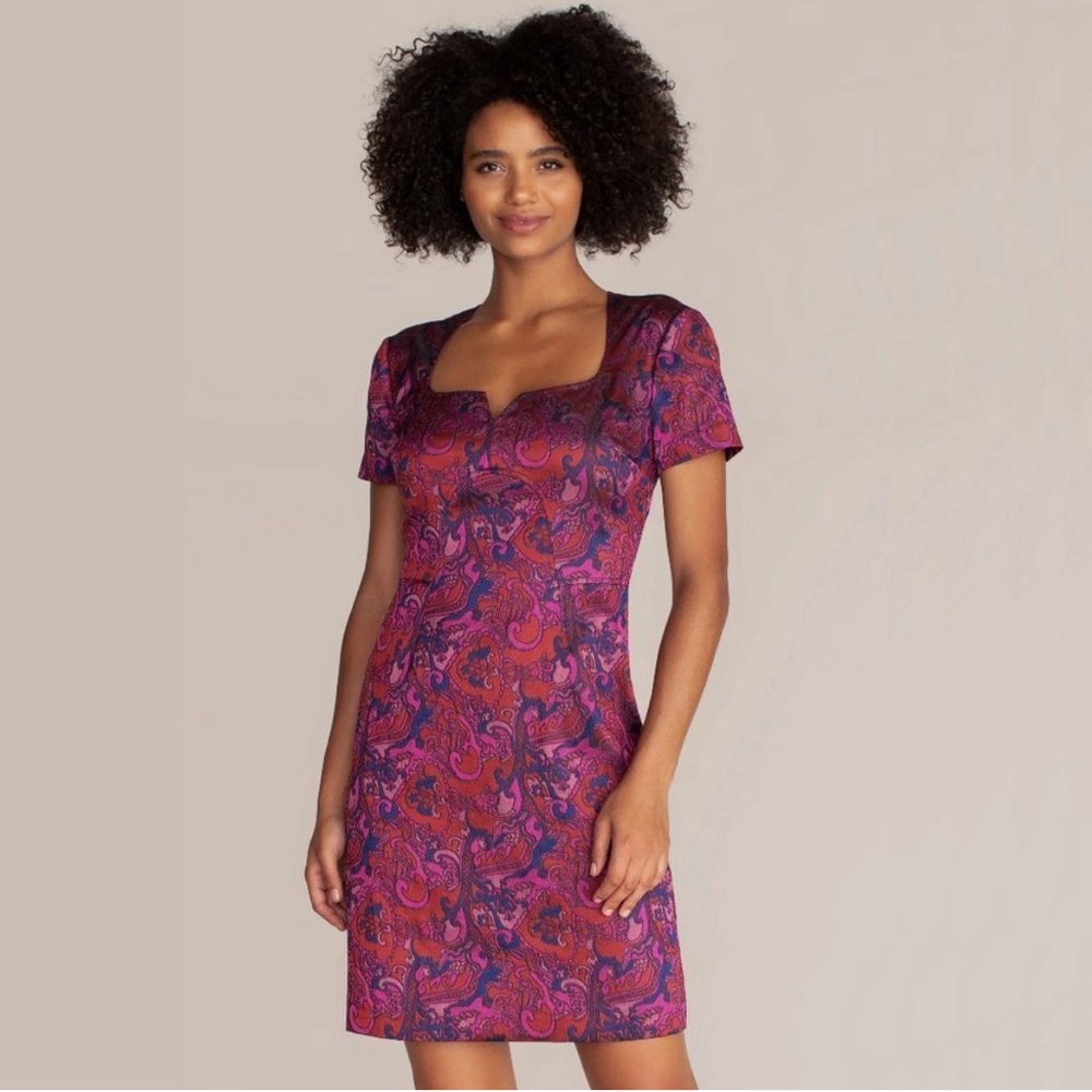 Trina Turk Leigh Jacquard Sweetheart Dress Size 10